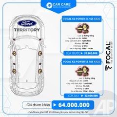Độ loa ô tô Ford Territory  (6 loa - 8 loa)