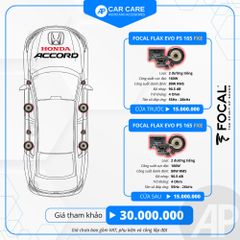 Độ loa ô tô Honda Accord 2025 (8 loa)