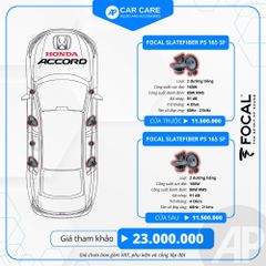 Độ loa ô tô Honda Accord 2025 (8 loa)