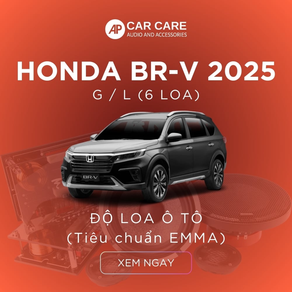 Độ loa ô tô Honda BRV 2025 (6 loa)