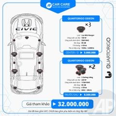 Độ loa ô tô Honda Civic 2025 (8 loa - 12 loa)