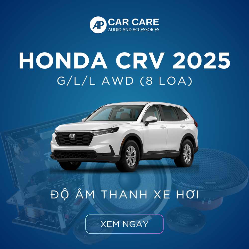Độ loa ô tô Honda CRV 2025 G/L/L AWD (8 loa)