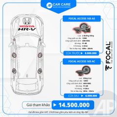 Độ loa ô tô Honda HRV 2025 (6 loa - 8 loa)
