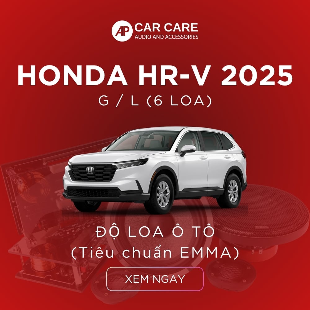 Độ loa ô tô Honda HRV 2025 (6 loa - 8 loa)