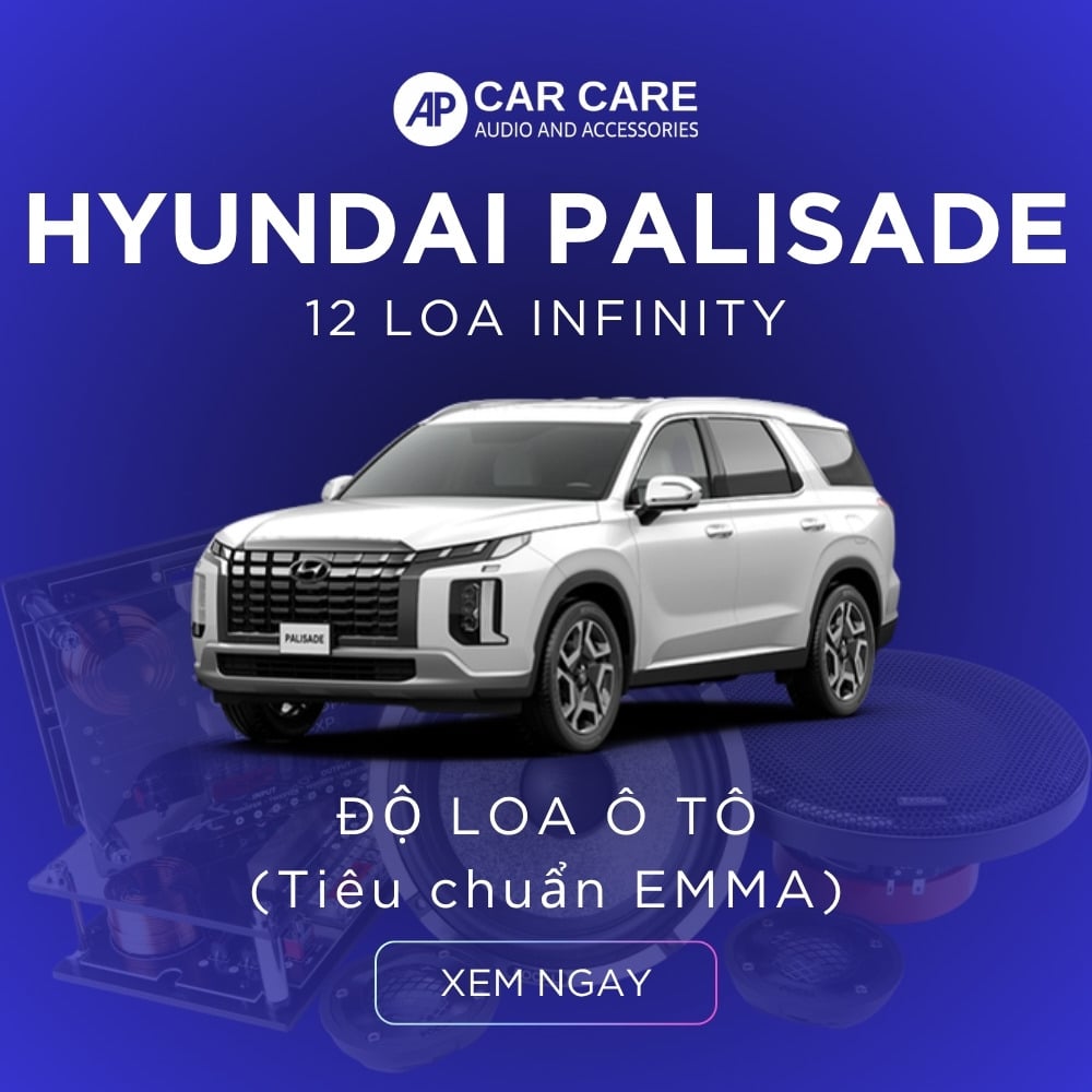 Độ loa ô tô Hyundai Palisade (12 loa)