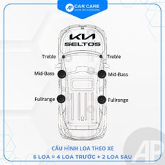 Độ loa ô tô KIA Seltos 2025 (6 loa)