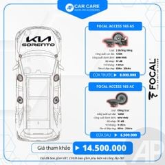 Độ loa ô tô KIA Sorento (6 loa - 12 loa)