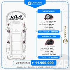 Độ loa ô tô KIA Sorento (6 loa - 12 loa)