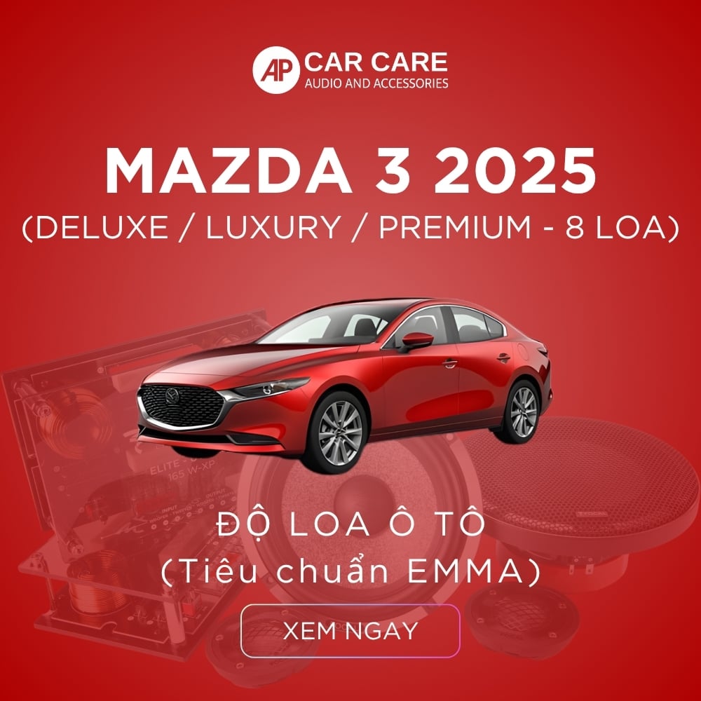 Độ loa ô tô Mazda 3 2025 (8 loa)