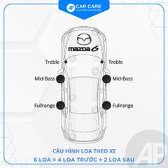 Độ loa ô tô Mazda 6 2025 (6 loa - 11 loa)