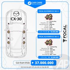 Độ loa ô tô Mazda CX-30 2025 (8 loa)