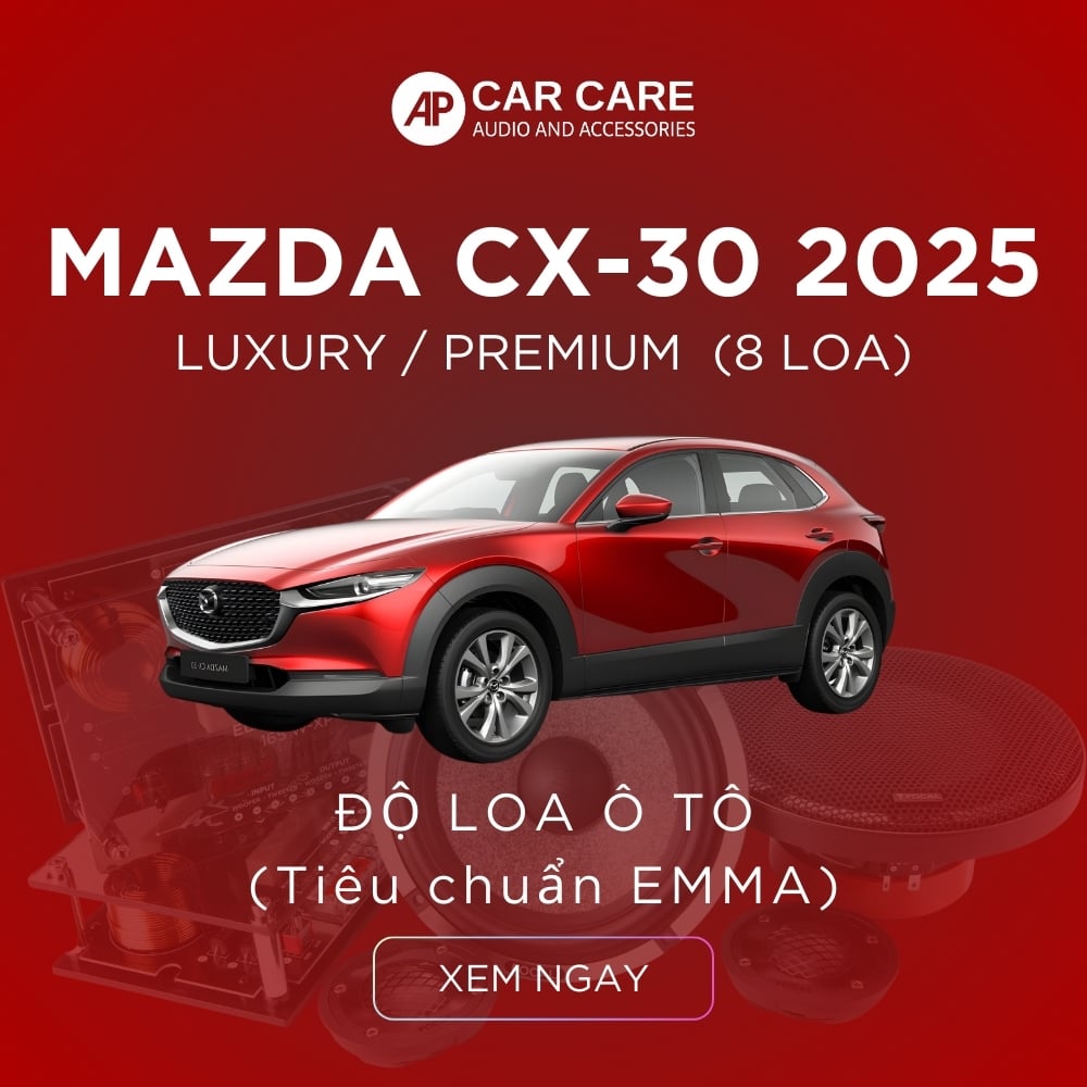 Độ loa ô tô Mazda CX-30 2025 (8 loa)