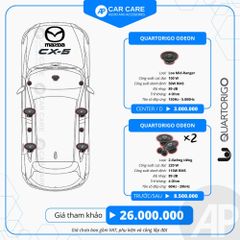 Độ loa ô tô Mazda CX-5 2025 (6 loa - 10 loa)