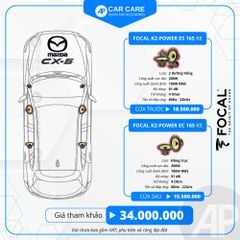 Độ loa ô tô Mazda CX-5 2025 (6 loa - 10 loa)