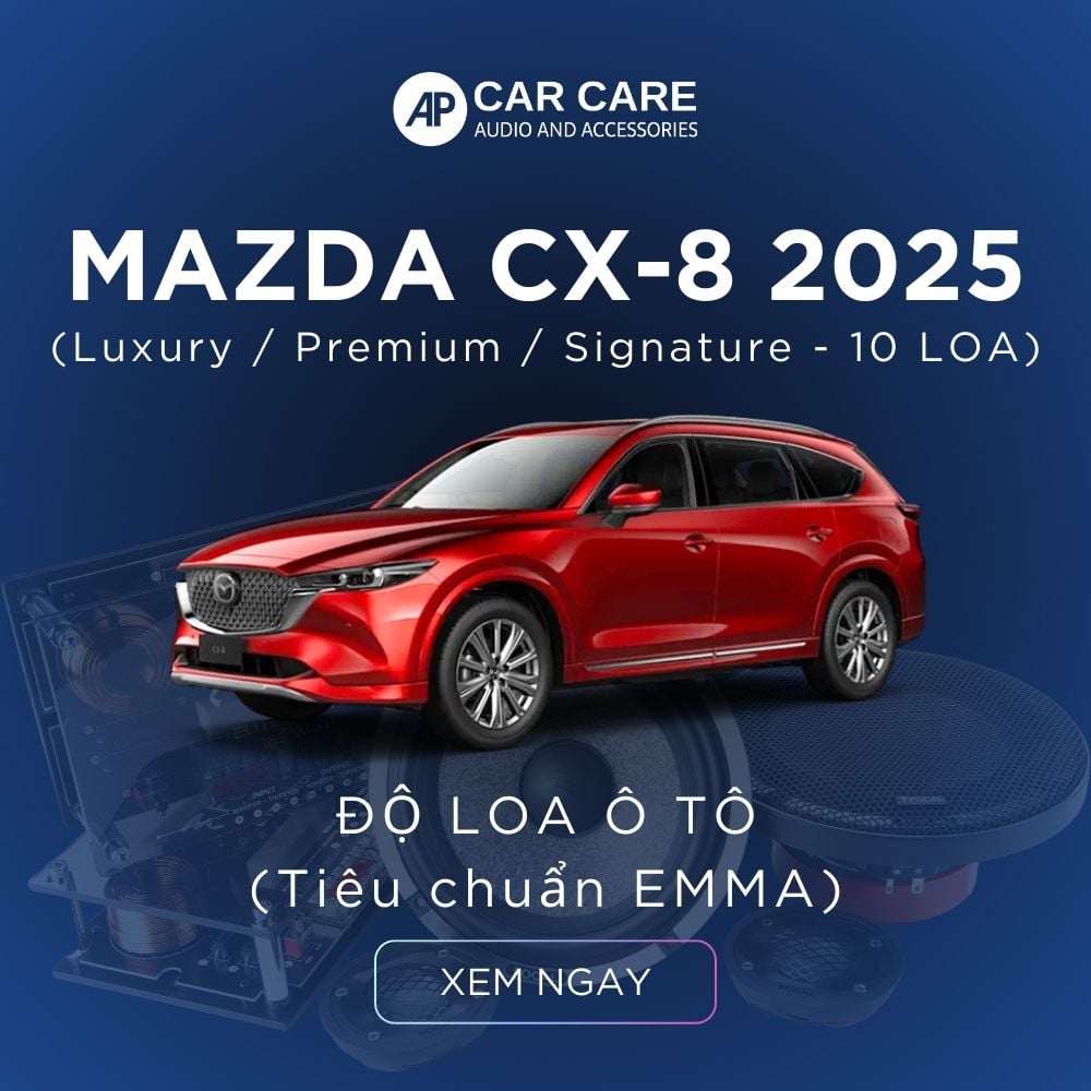 Độ loa ô tô Mazda CX-8 2025 (10 loa)