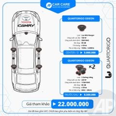 Độ loa ô tô Toyota Camry (9 loa)