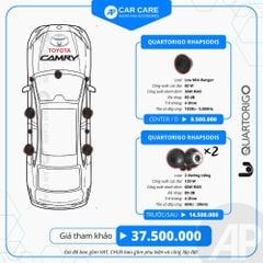 Độ loa ô tô Toyota Camry (9 loa)
