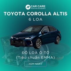 Độ loa ô tô Toyota Corolla Altis (6 loa)
