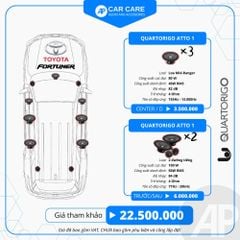 Độ loa ô tô Toyota Fortuner (6 loa - 11 loa)