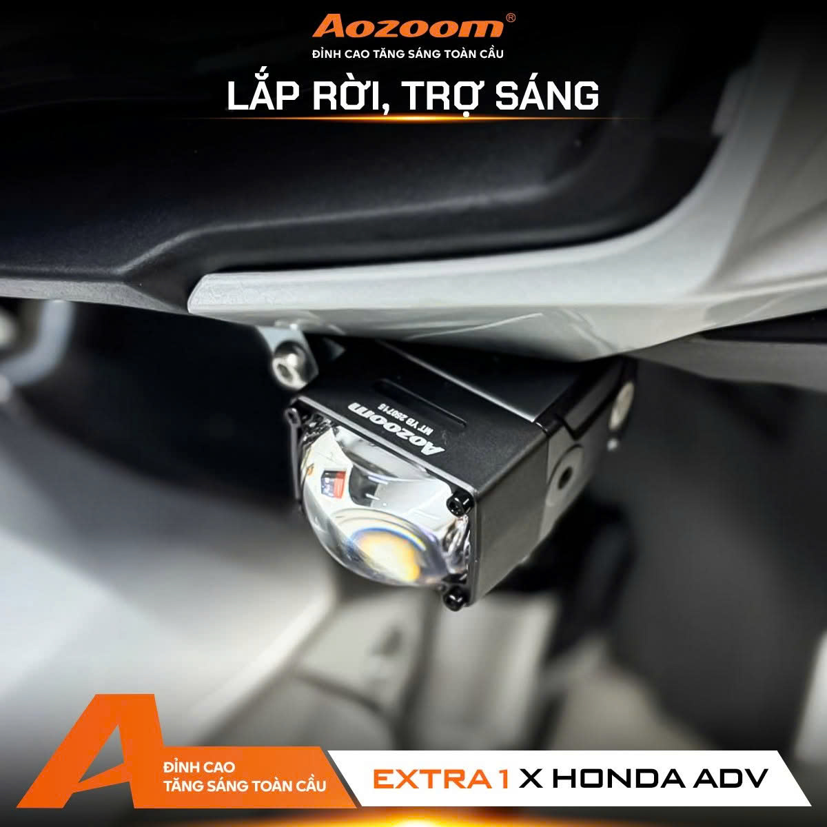 Đèn Trợ Sáng Aozoom Extra 1 Pro 60W - ảnh chính hãng 14