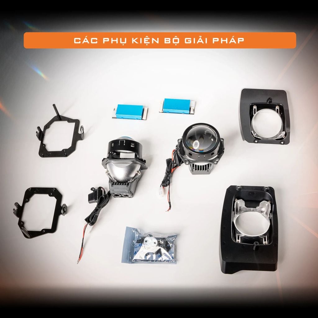 Đèn Bi LED Aozoom FA25 Cho Ford Ranger Raptor/Everest 2022+ – Plug & Play