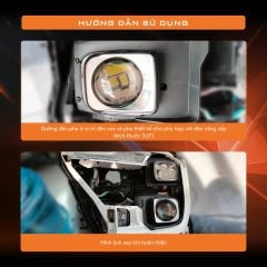 Đèn Bi LED Aozoom FA25 Cho Ford Ranger Raptor/Everest 2022+ – Plug & Play