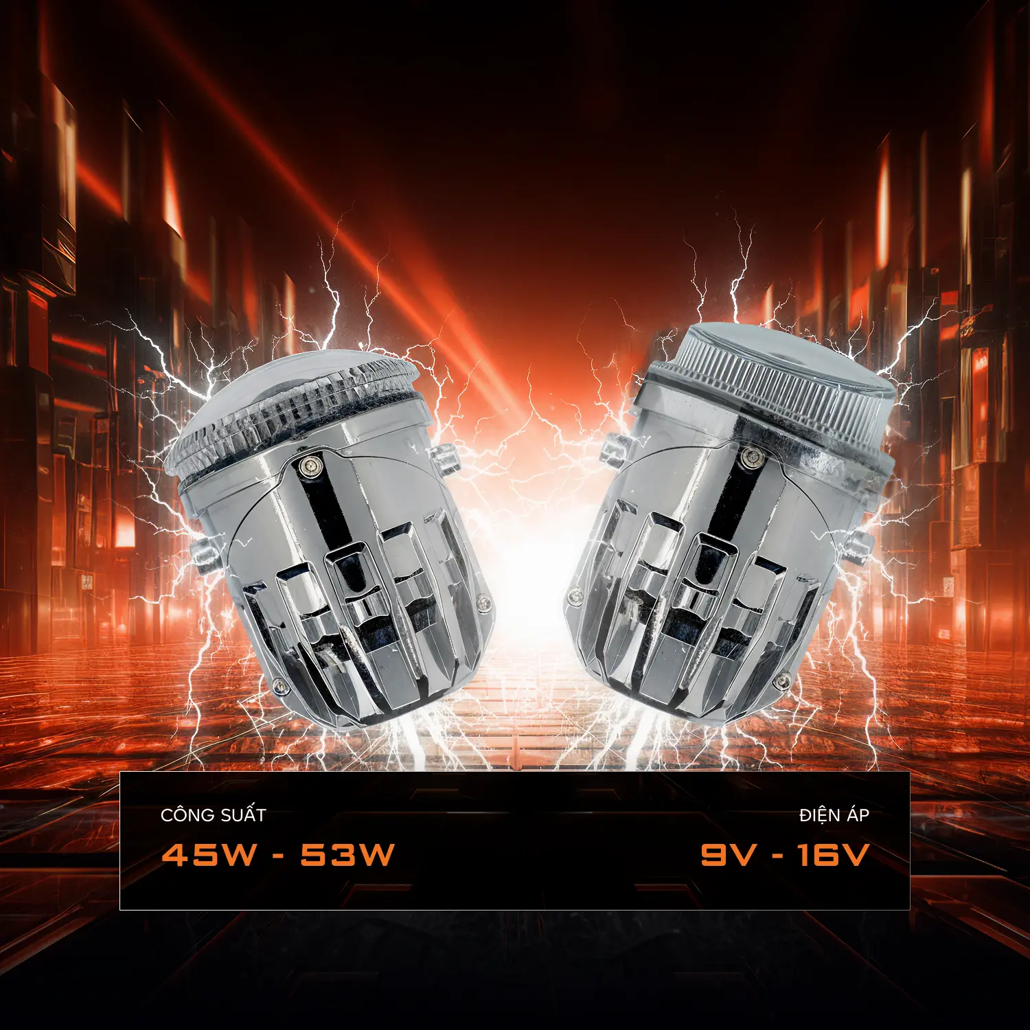 Bi Gầm Aozoom Ford/Toyota 53W – Dạng Zin