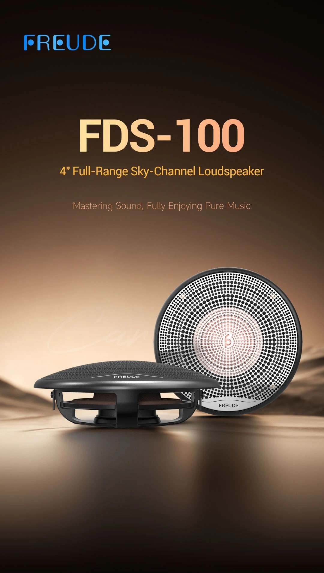 Ảnh bìa Freude FDS-100 loa toàn dải 4 inch sky channel