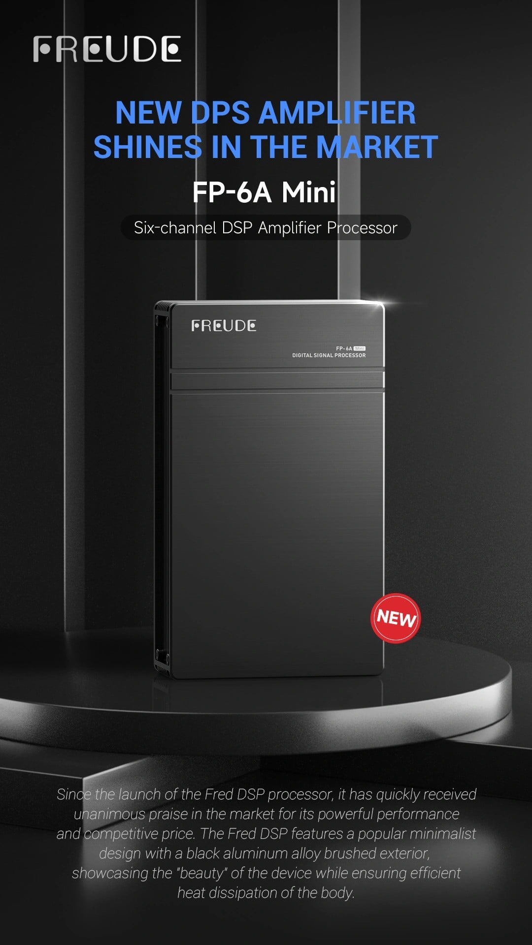 Ảnh bìa Freude FP-6A Mini, bộ xử lý DSP 6 kênh có amply
