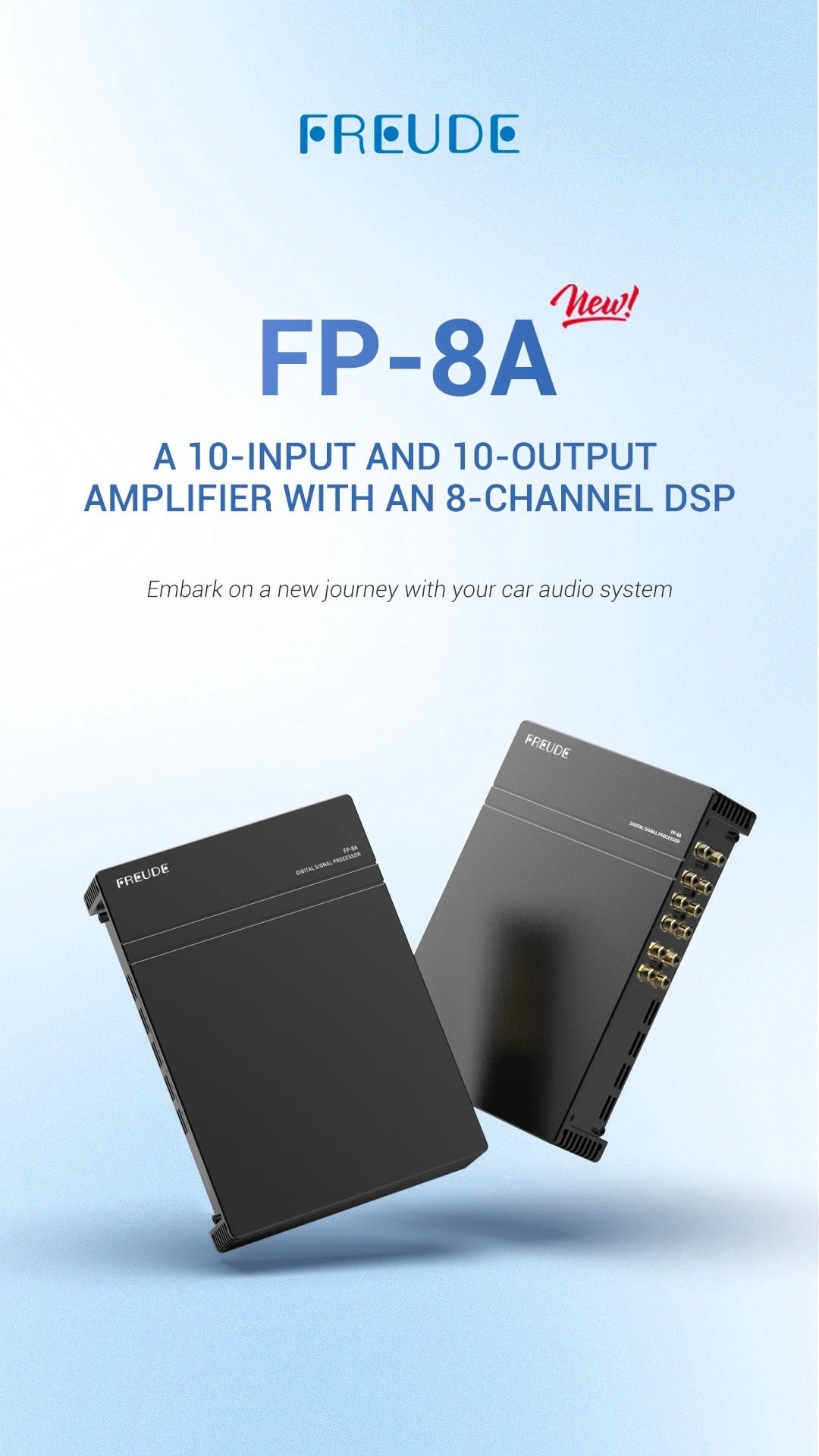 Ảnh bìa Freude FP-8A, DSP 10 vào 10 ra có amply 8 kênh