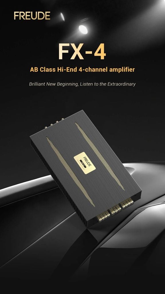 Amply Ô Tô 4 Kênh Freude FX-4 Class AB 4x150W RMS 4 Ohm