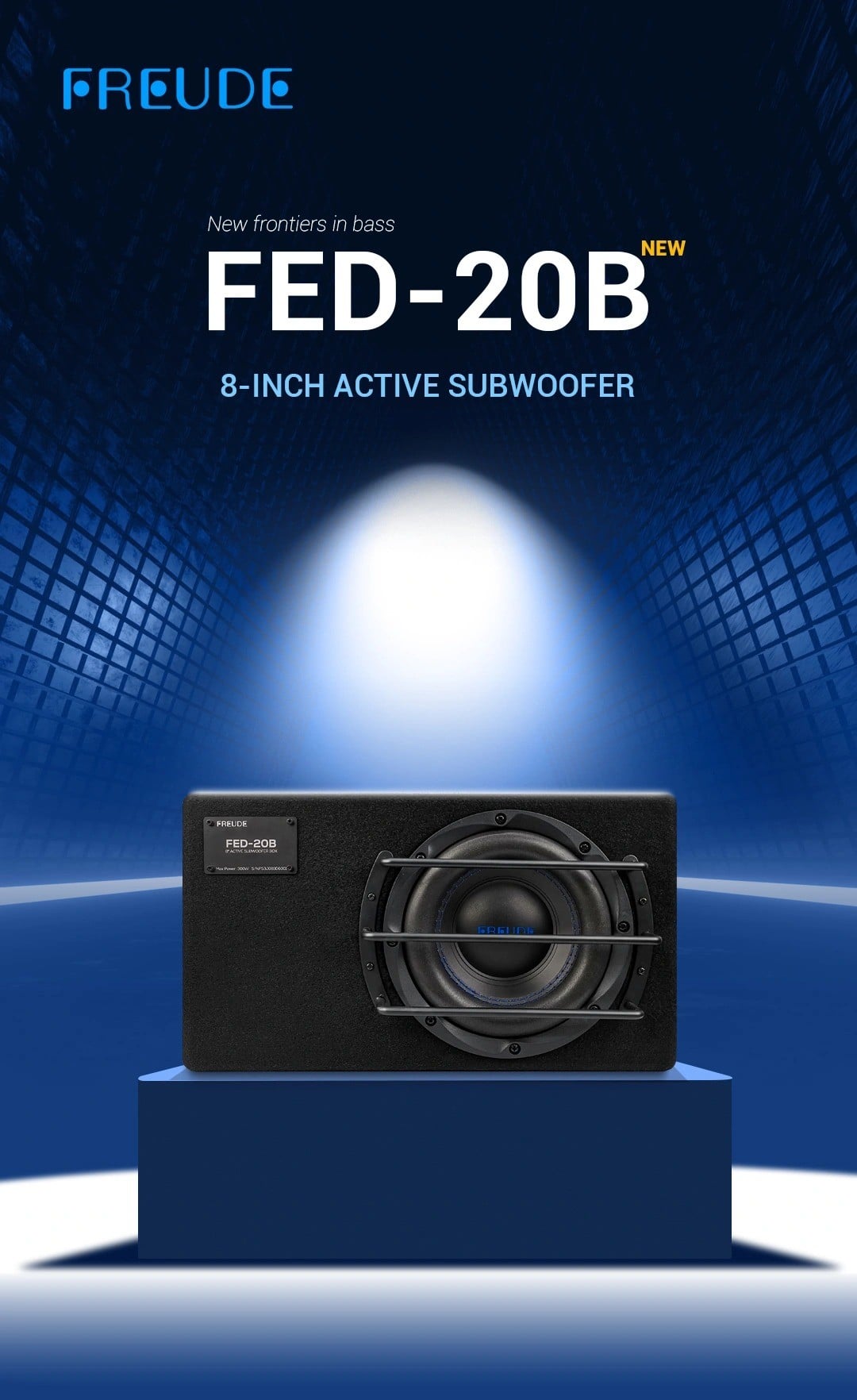 Ảnh giới thiệu sub điện 8 inch Freude FED-20B