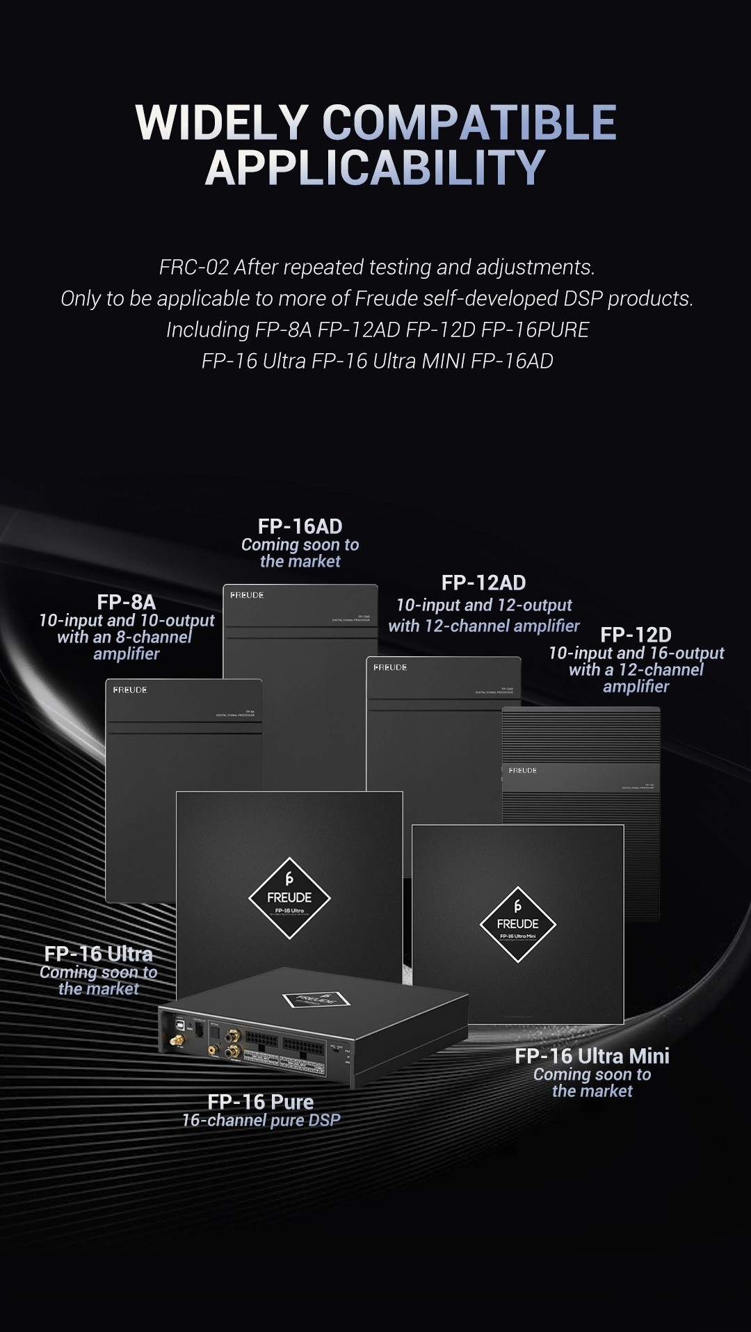 Danh sách DSP Freude tương thích remote FRC-02