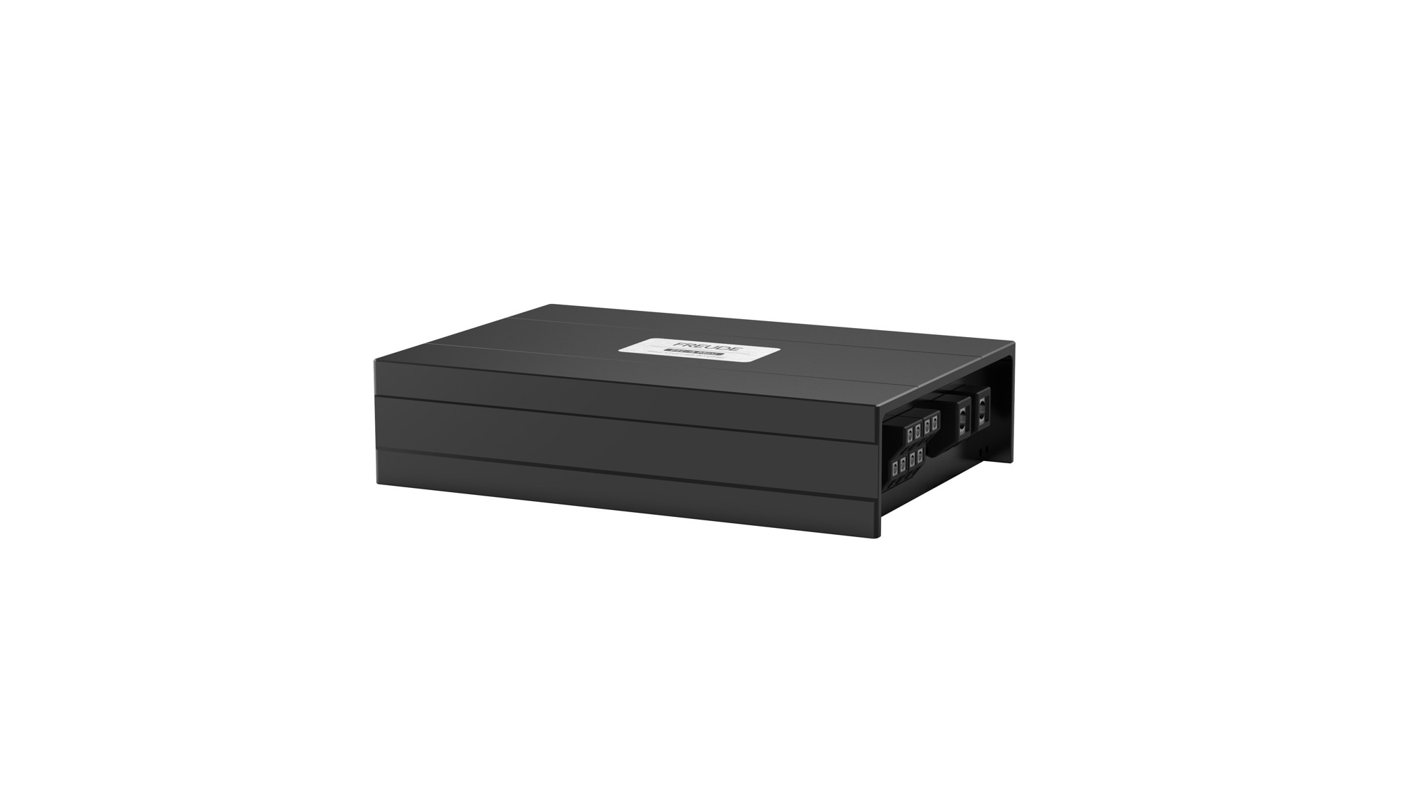 Freude FH-4 Mini góc nghiêng thấy cụm giắc loa và giắc nguồn