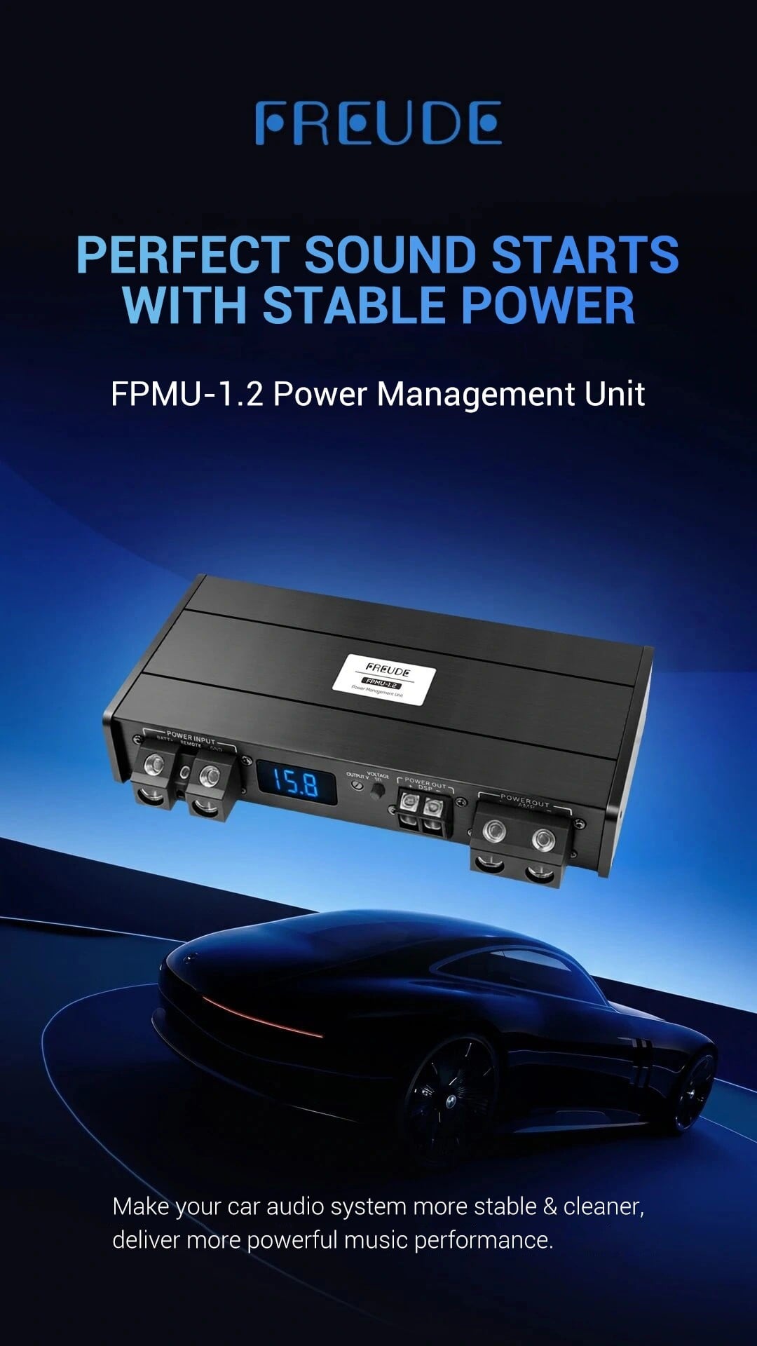 Freude FPMU-1.2 Power Management Unit cho dàn âm thanh ô tô