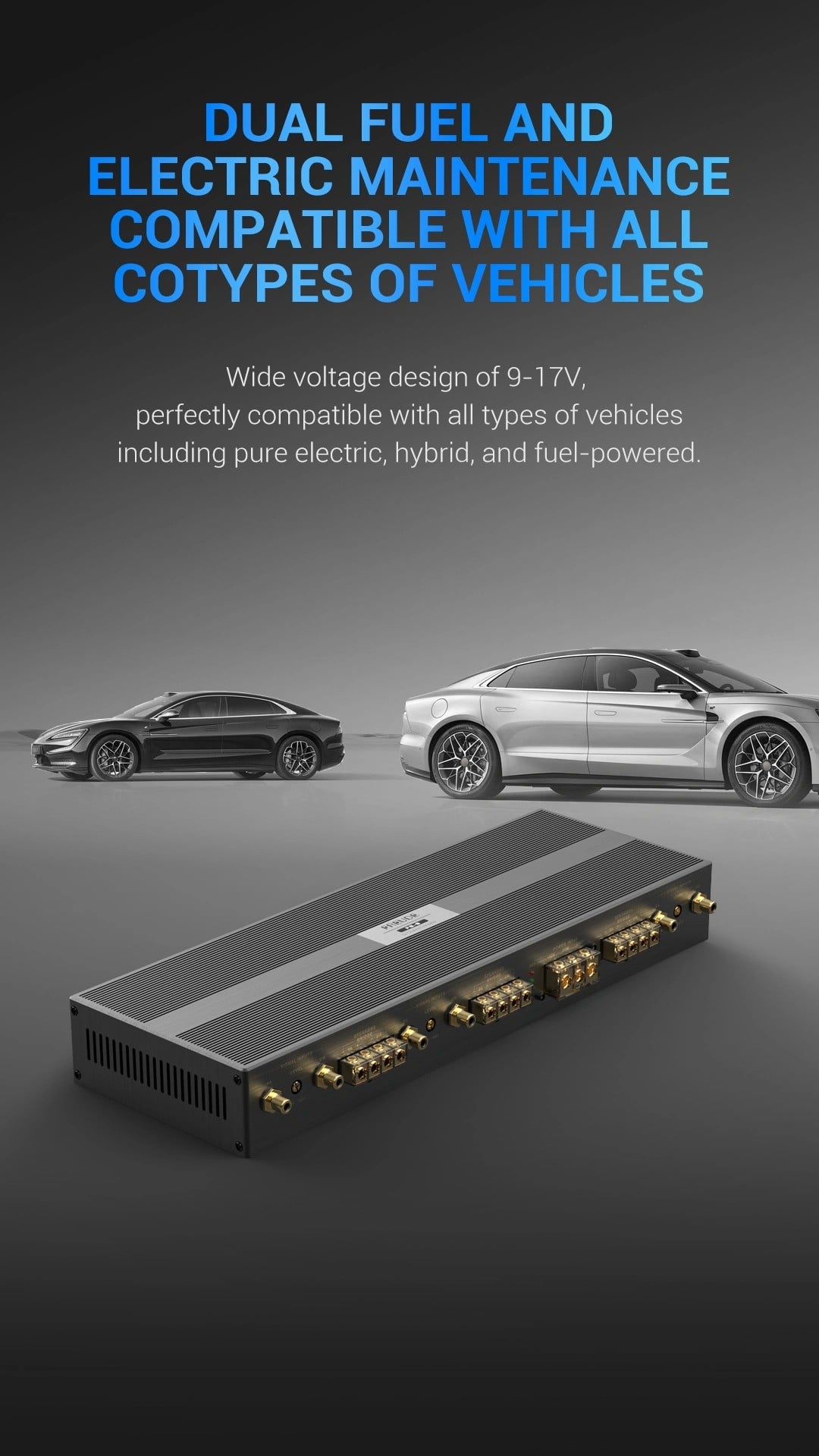 Freude FS-6 dải điện áp 9 – 17V cho xe xăng và xe điện