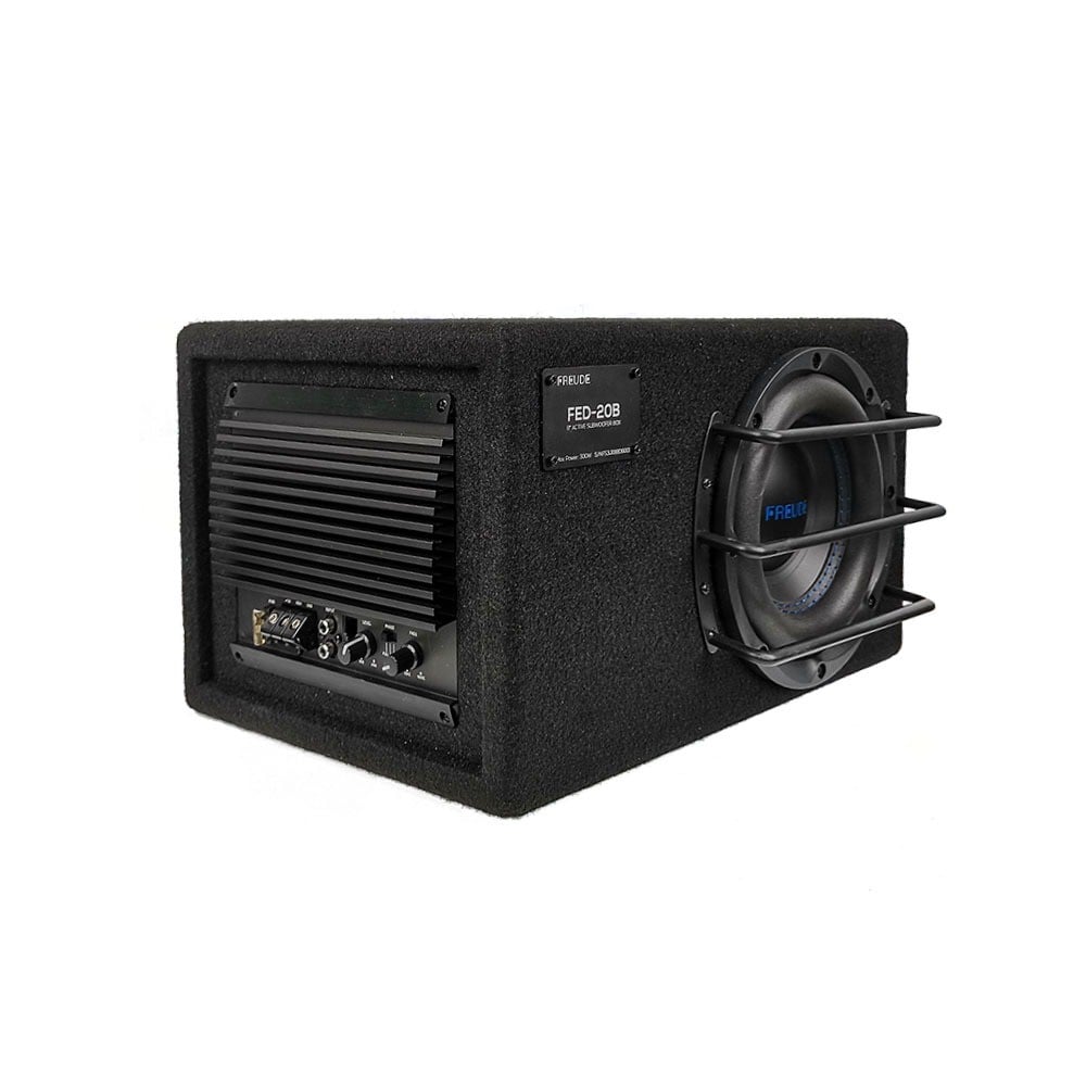 Mặt amply Class AB của Freude FED-20B bên hông thùng