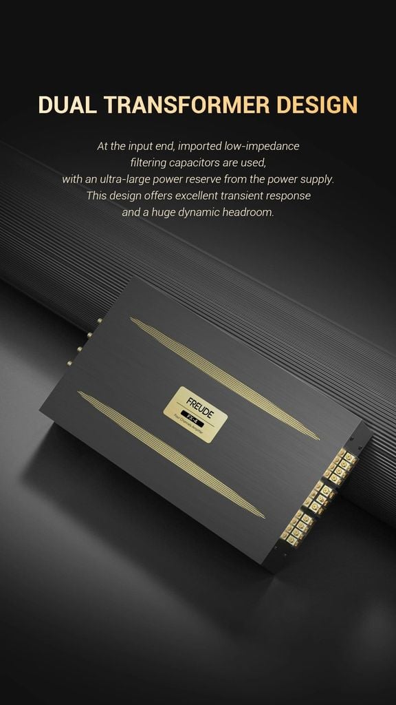 Amply Ô Tô 4 Kênh Freude FX-4 Class AB 4x150W RMS 4 Ohm