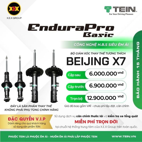 Giảm Xóc Ô Tô BAIC Beijing X7 2020+ Tein Basic