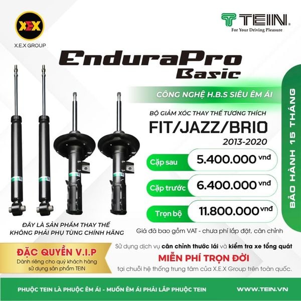 Giảm Xóc Ô Tô Honda Fit/Jazz 2013-2020 Tein Basic