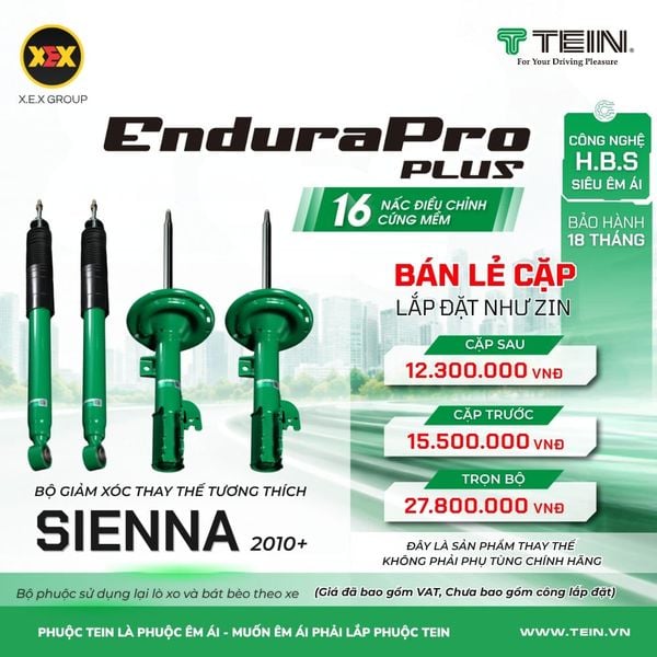 Giảm Xóc Ô Tô Toyota Sienna 2010+ Tein EnduraPro Plus