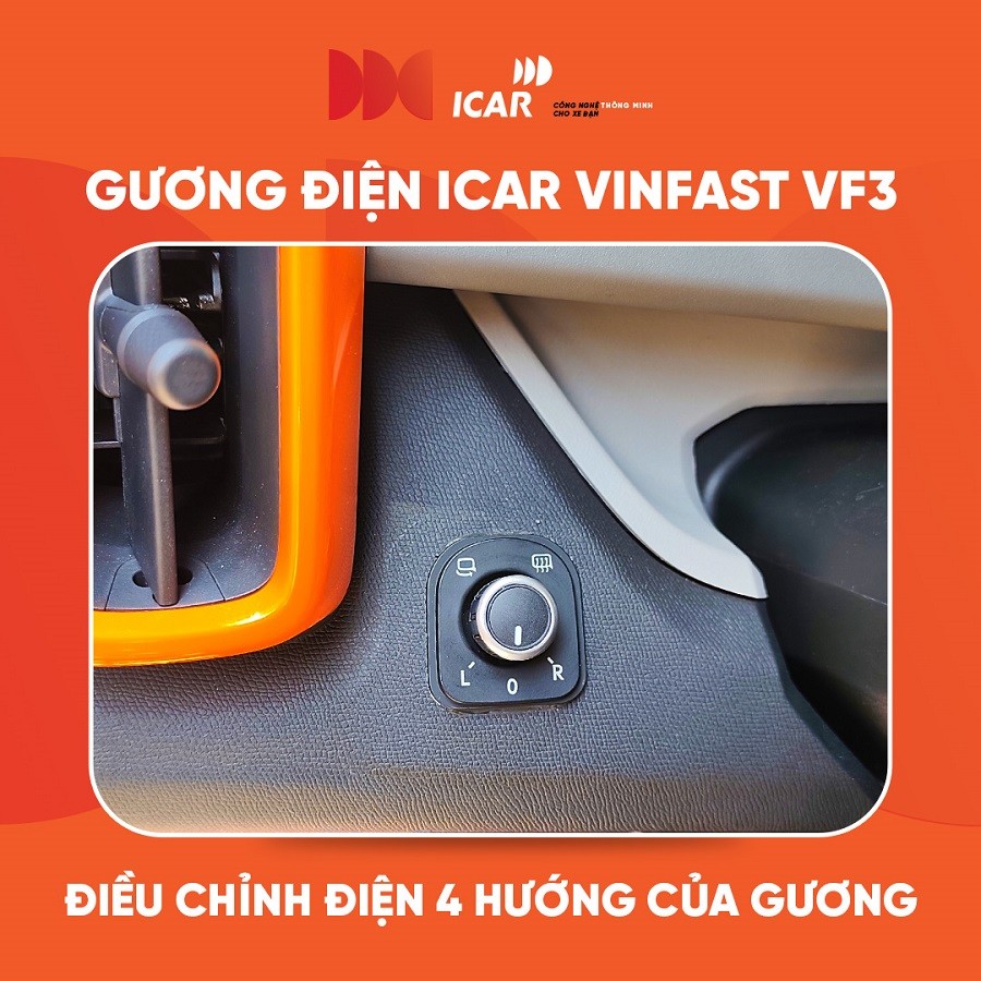 Núm chỉnh gương điện 4 hướng trong VinFast VF3
