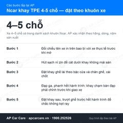 Thảm Lót Sàn Ô Tô 4-5 Chỗ Ncar TPE Đặt Theo Khuôn Xe