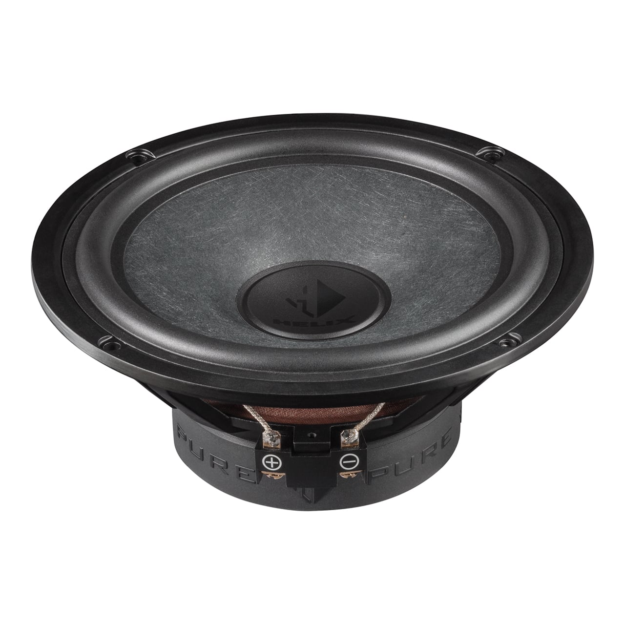 Loa mid bass cánh cửa ô tô Helix PR W165 góc nghiêng