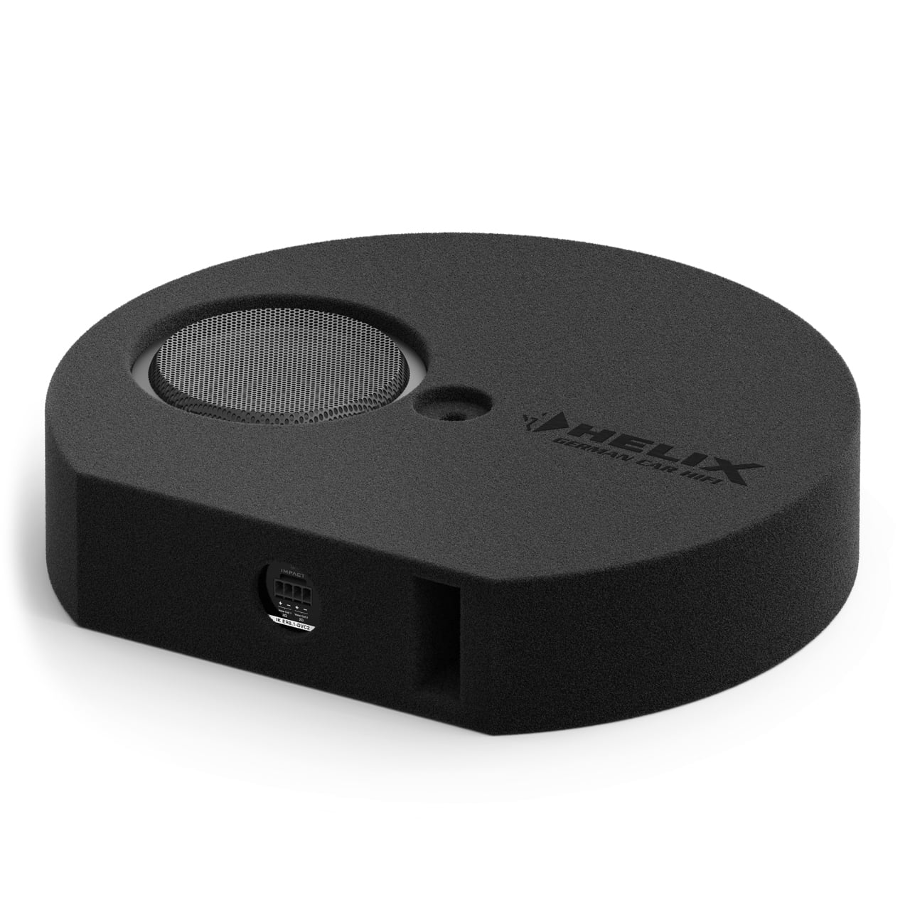Loa sub hơi ô tô Helix IK ER8.1-DVC2 thùng tròn hốc bánh sơ cua