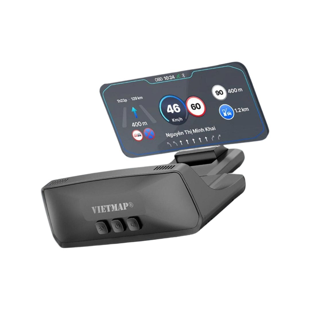 Vietmap HUD H50 - Cảnh báo tốc độ tích hợp dẫn đường