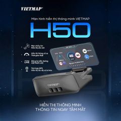 Vietmap HUD H50 - Cảnh báo tốc độ tích hợp dẫn đường