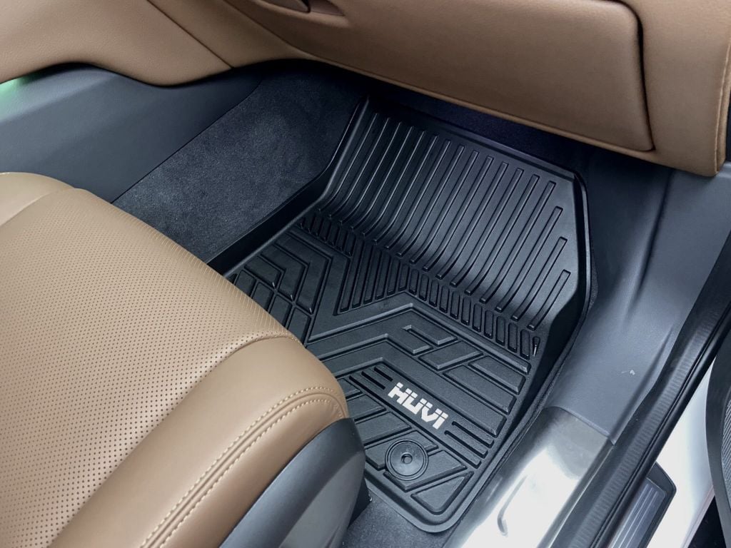 Thảm Lót Sàn Ô Tô Huvi VinFast VF9 (6 Chỗ) - Tràn Viền Bậc Cửa, Nhựa TPE Cao Cấp