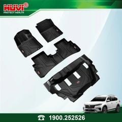 Thảm Lót Sàn Ô Tô Honda BR-V 2023 Huvi TPE 3D 4 Tấm