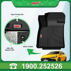 Thảm Lót Sàn Ô Tô MG5 2022-2023 Huvi TPE Tràn Viền